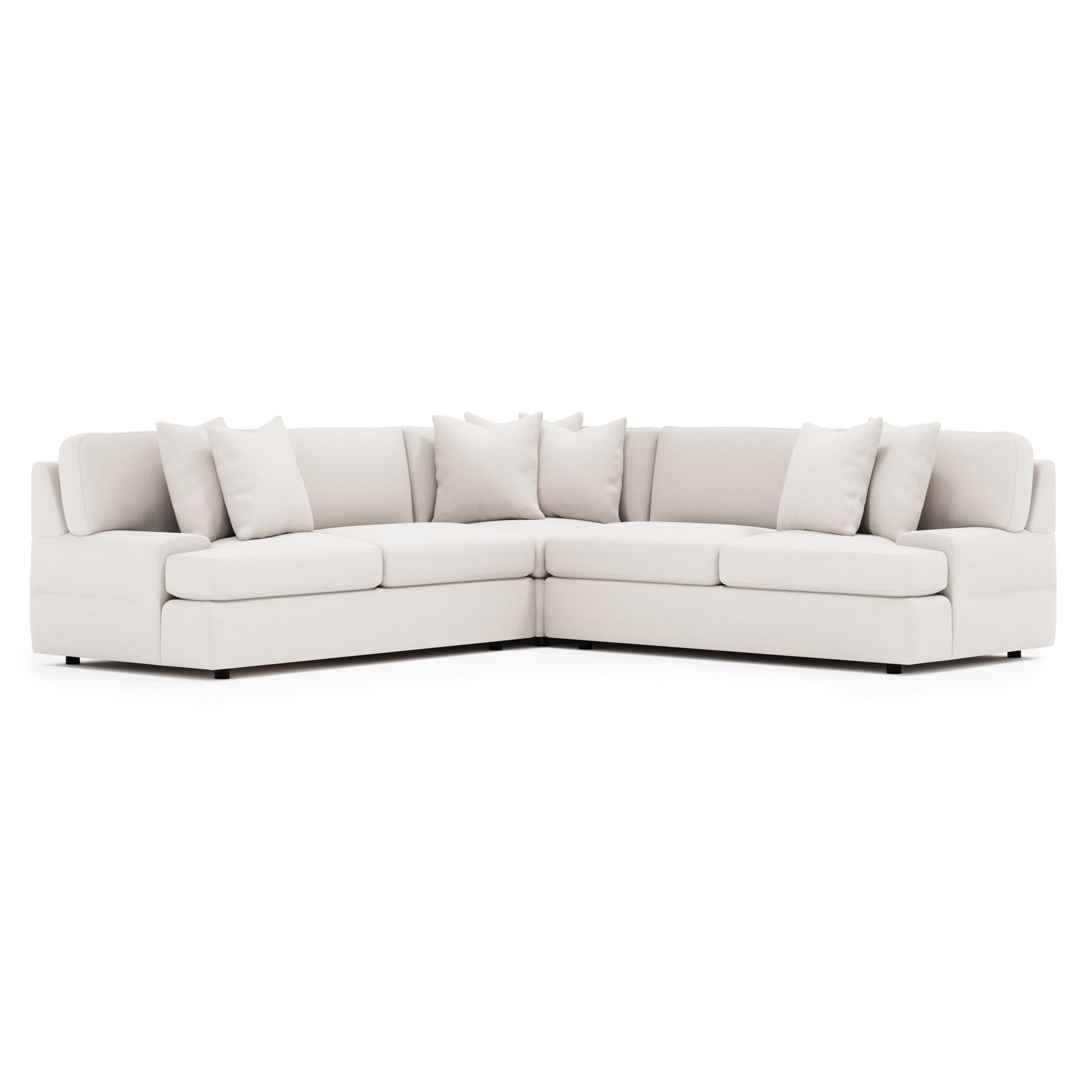 Serena Beige Sectional - Ornate Home