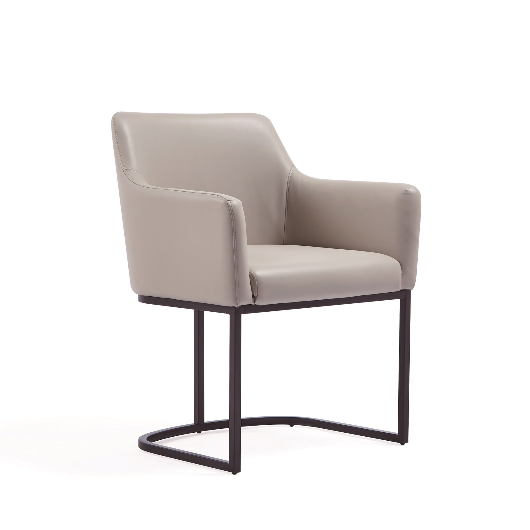 Serena Dining Armchair in Light Grey - Ornate Home