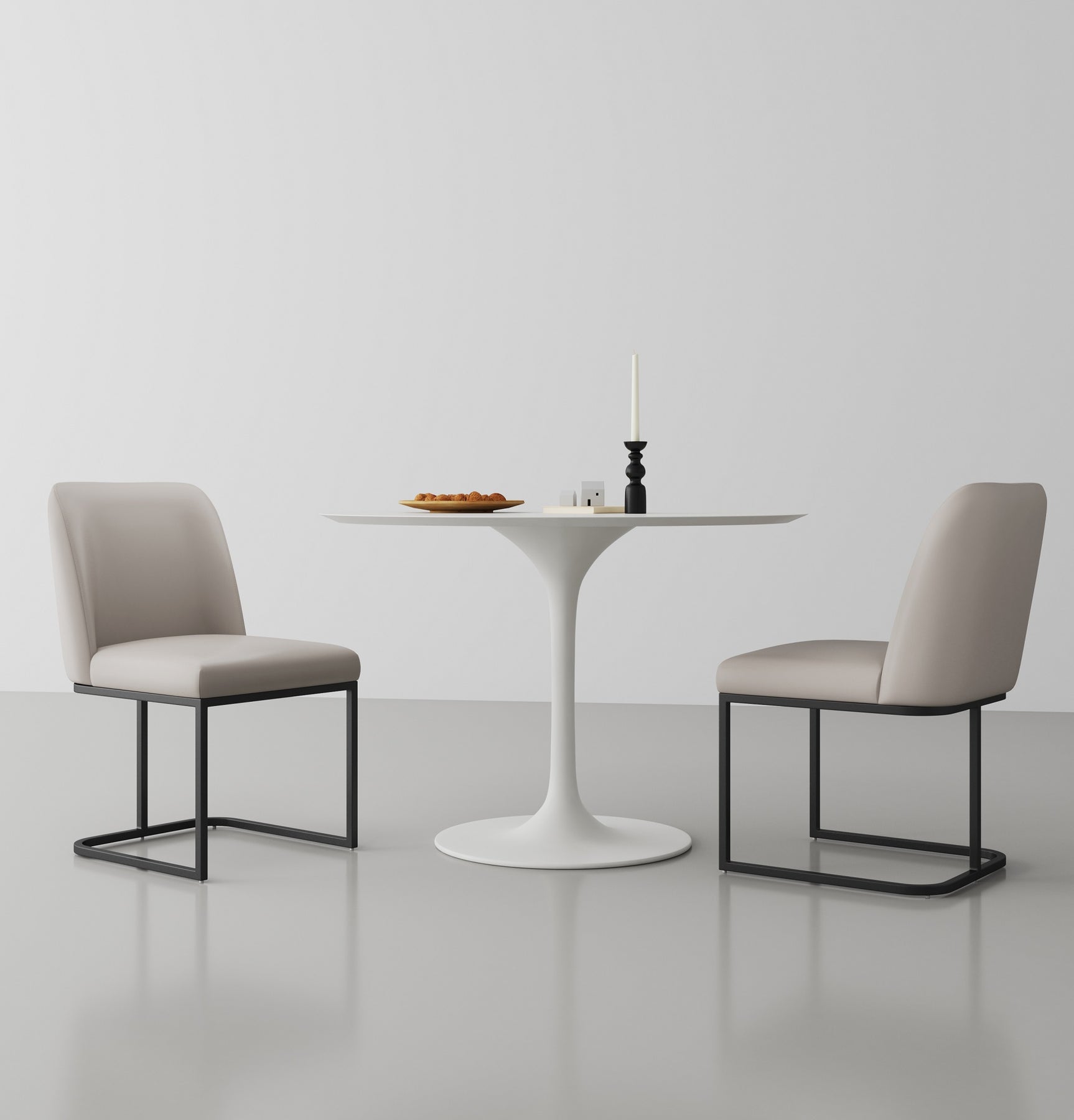 Serena Dining Chair in Light Grey - Ornate Home