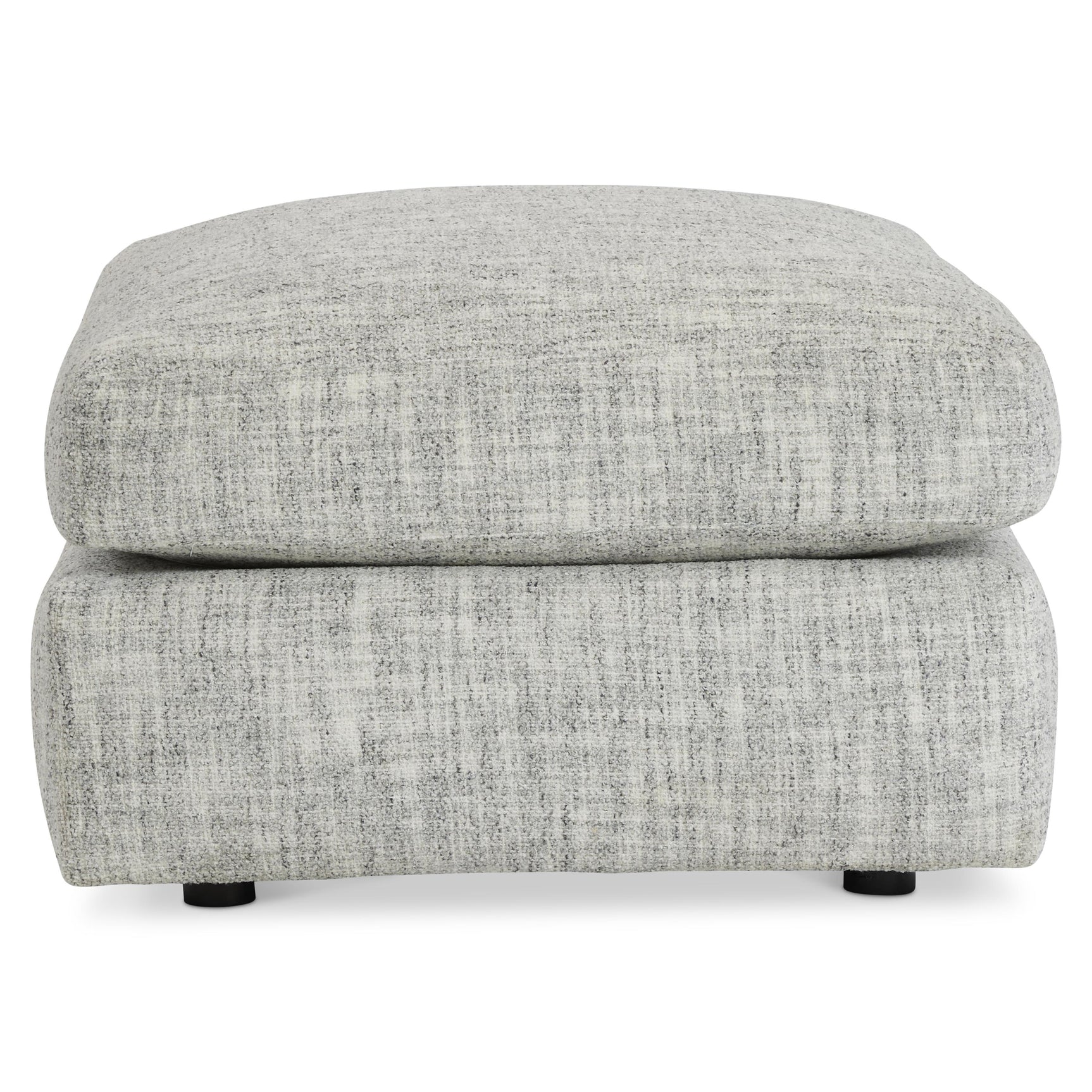 Serena Grey Fabric Ottoman - Ornate Home