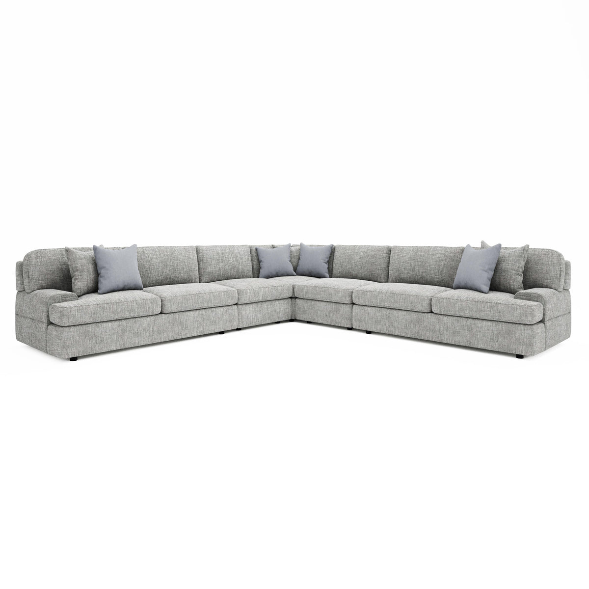 Serena Grey Sectional - Ornate Home