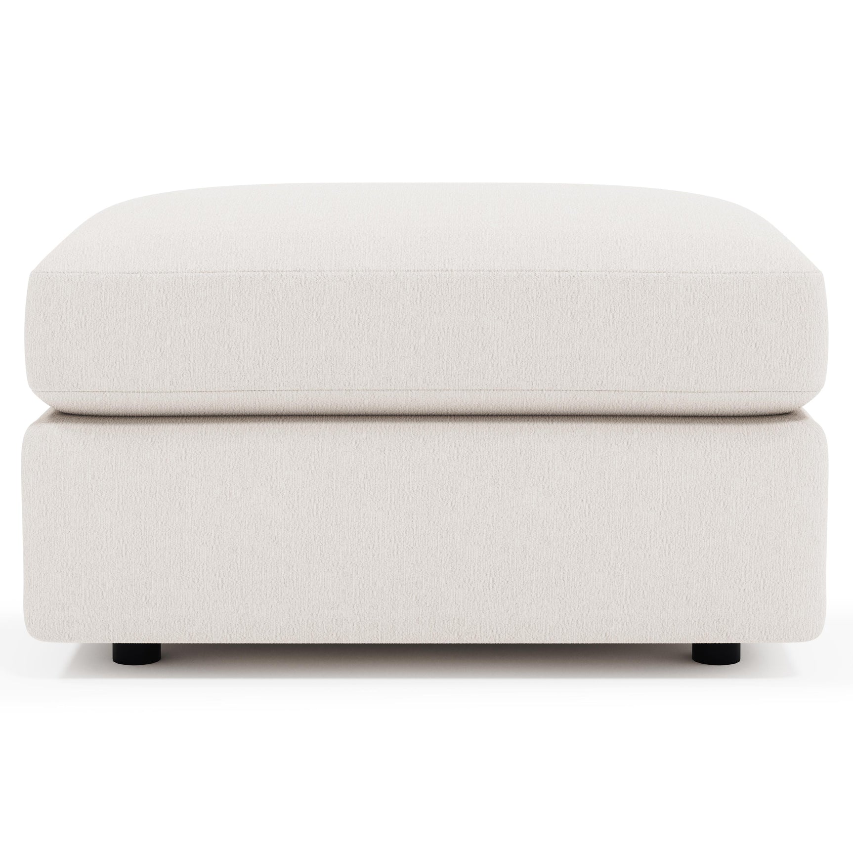 Serena Ivory Ottoman - Ornate Home