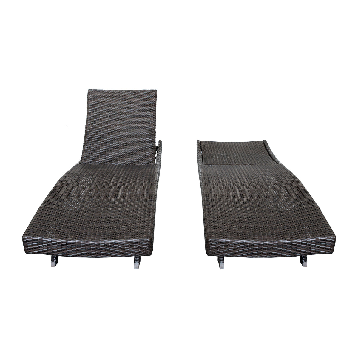 Serene Gray Outdoor Chaise Lounger - Ornate Home