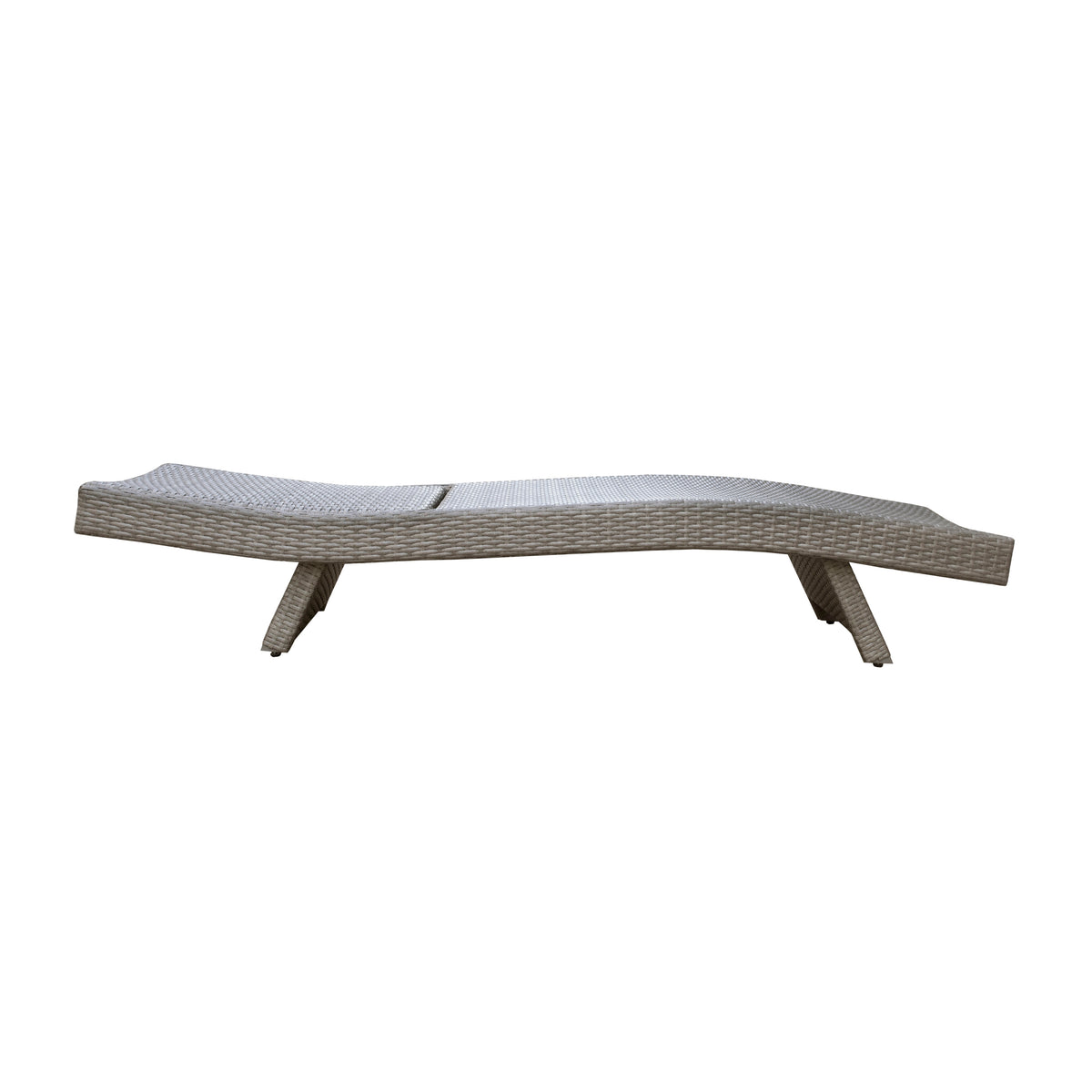 Serene Gray Outdoor Chaise Lounger (Set of 2) - Ornate Home