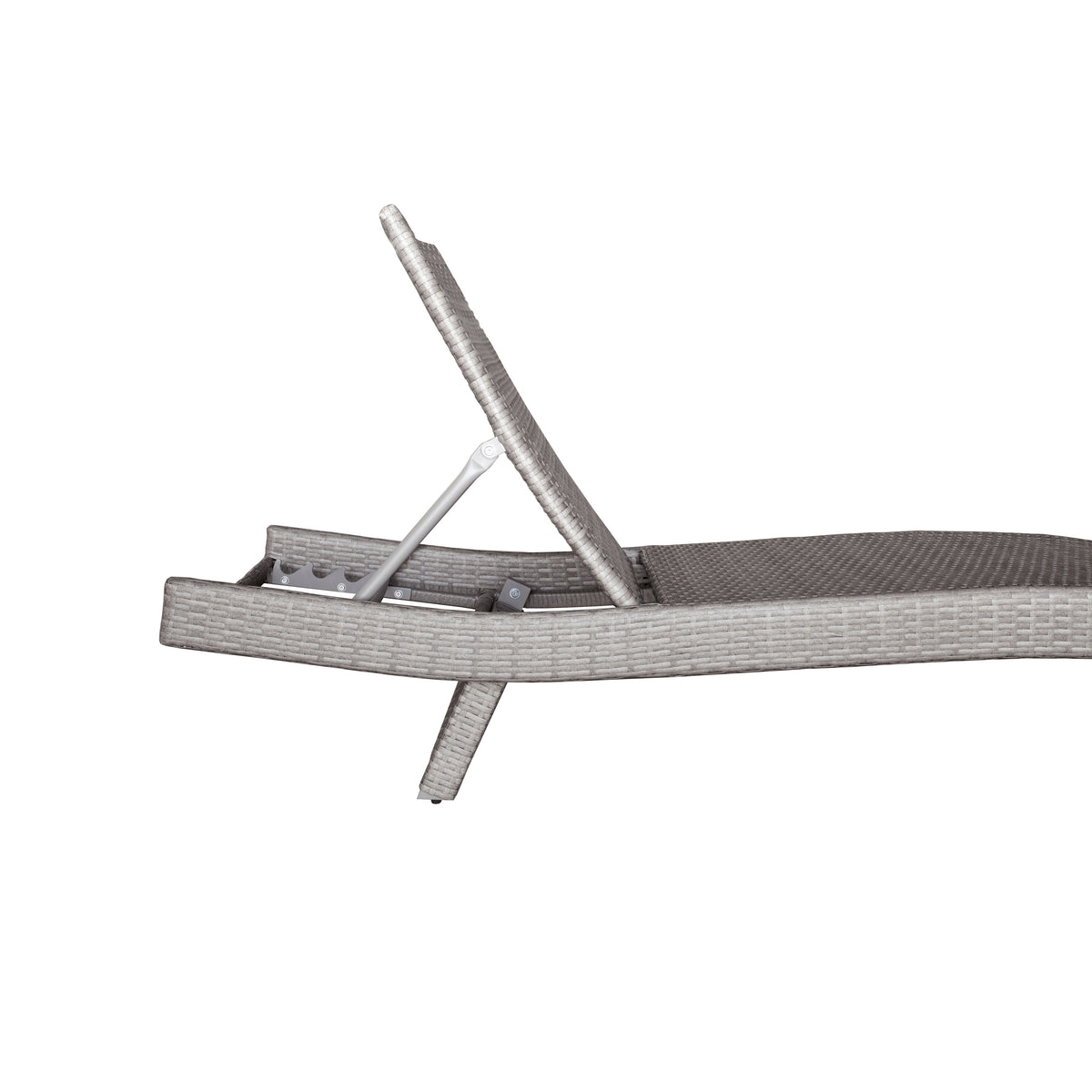 Serene Gray Outdoor Chaise Lounger (Set of 2) - Ornate Home
