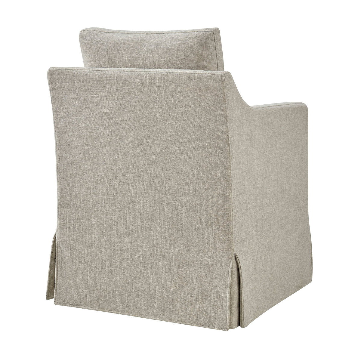 Serene Linen Slipcovered Performance Fabric Dining Armchair - Ornate Home