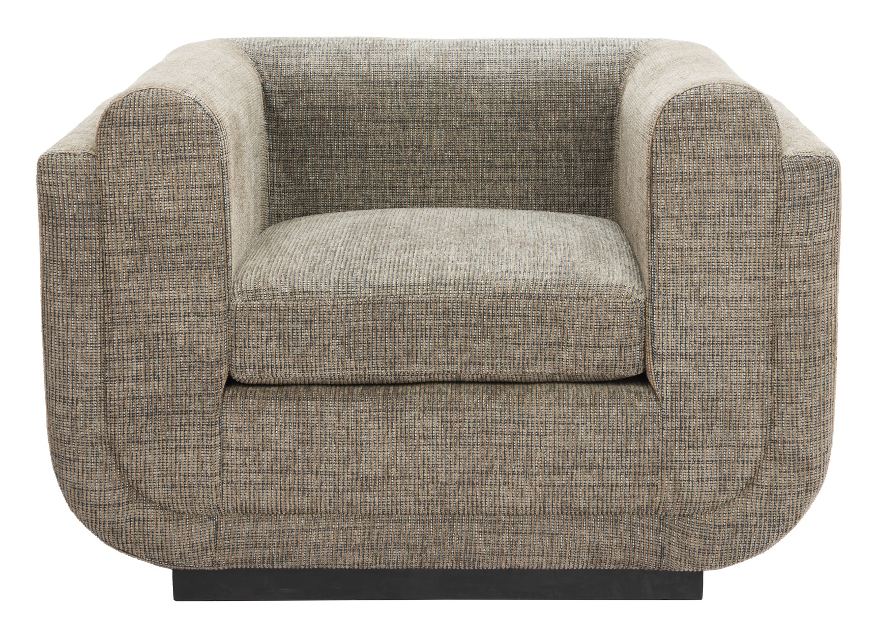 Sereneu Green Tweed Accent Chair - Ornate Home