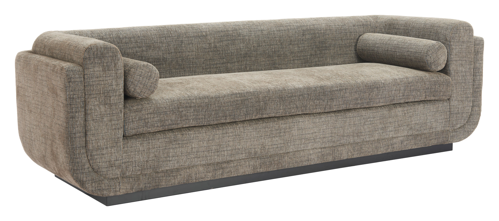Sereneu Green Tweed Sofa - Ornate Home