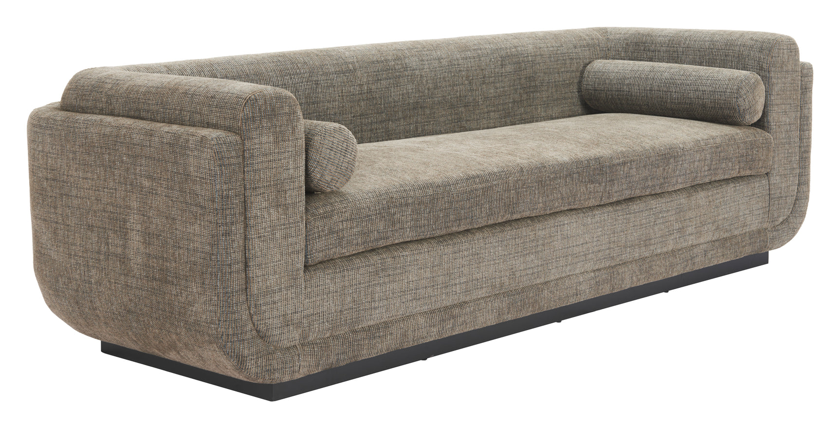 Sereneu Green Tweed Sofa - Ornate Home