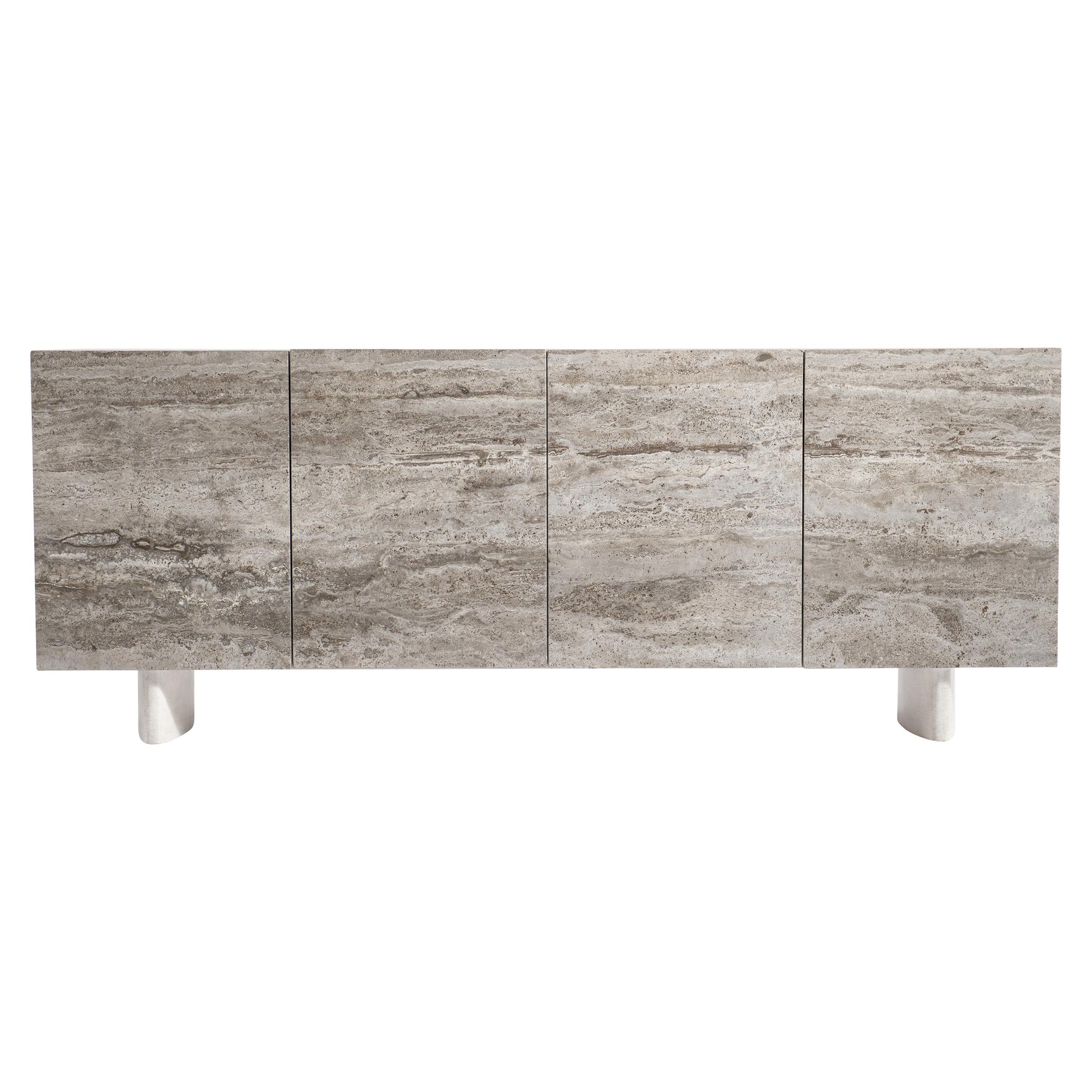 Sereno Lutra Faux Stone/Lutra Entertainment Credenza - Ornate Home
