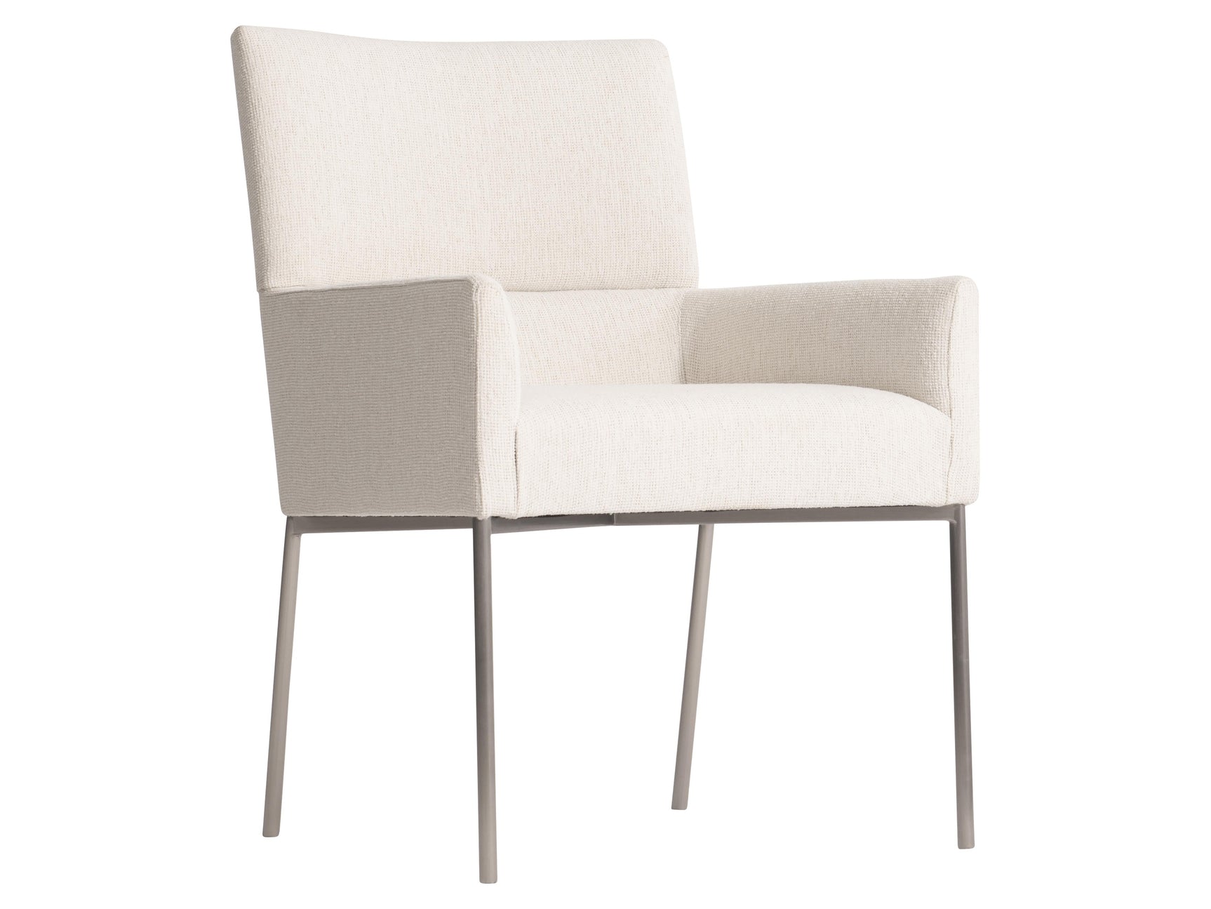 Sereno White/Cream Arm Chair - Ornate Home