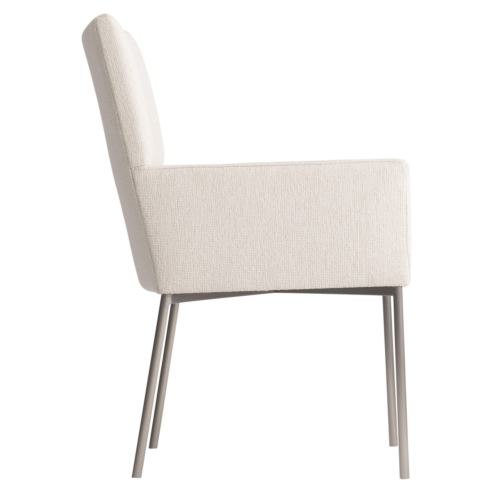Sereno White/Cream Arm Chair - Ornate Home