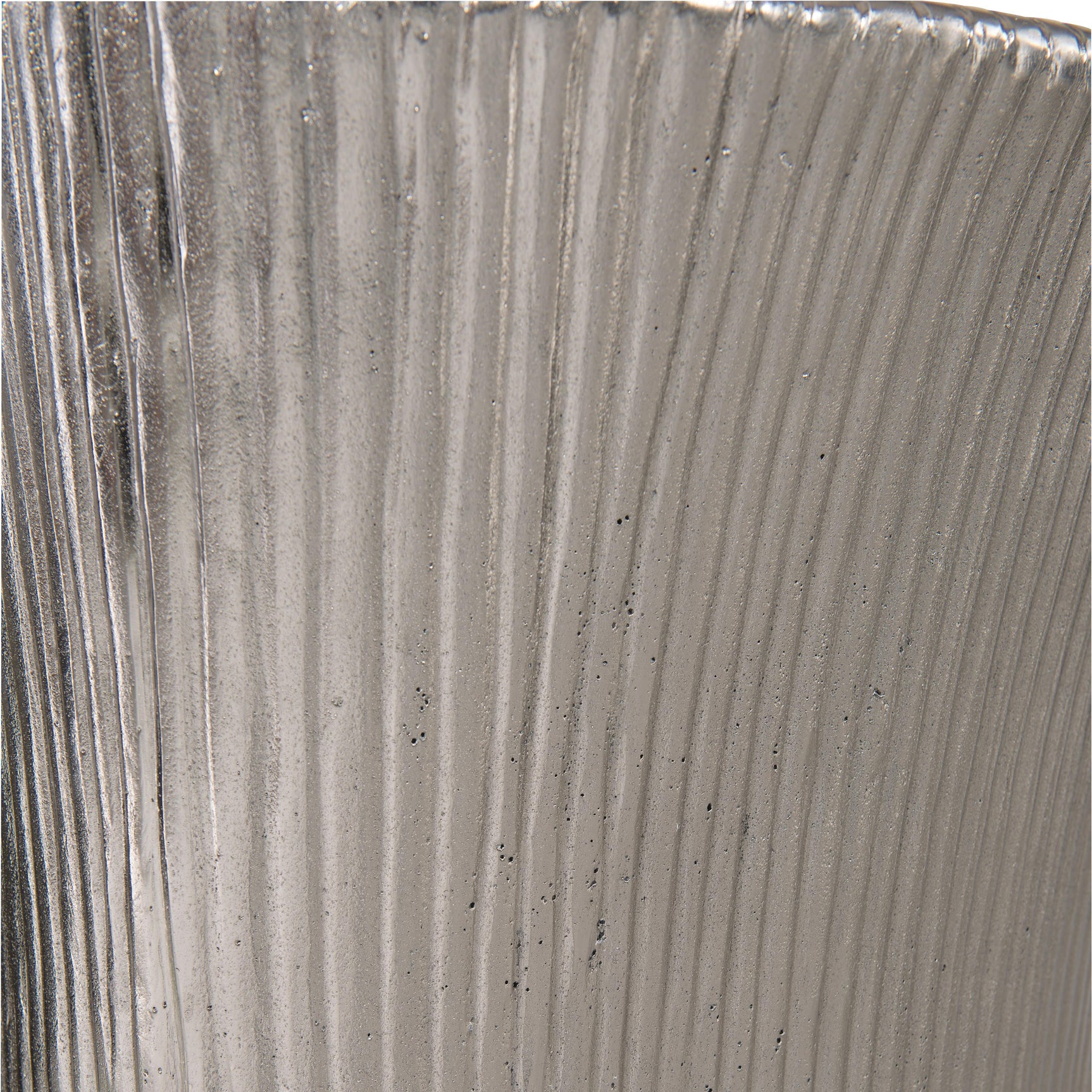 Serpentine Clear/Bright Nickel Round 54" Dining Table - Ornate Home