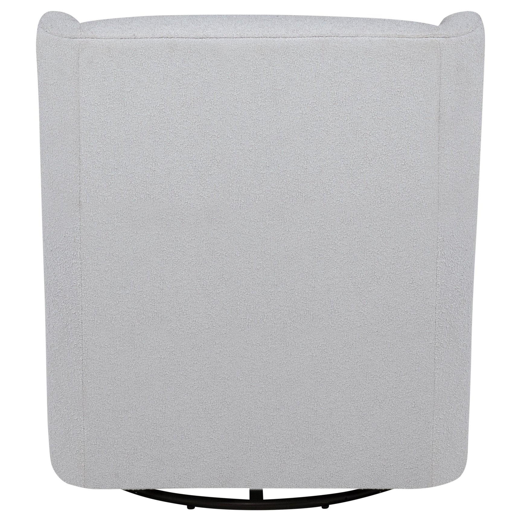 Serra Dove Grey Boucle Upholstered Swivel Glider - Ornate Home