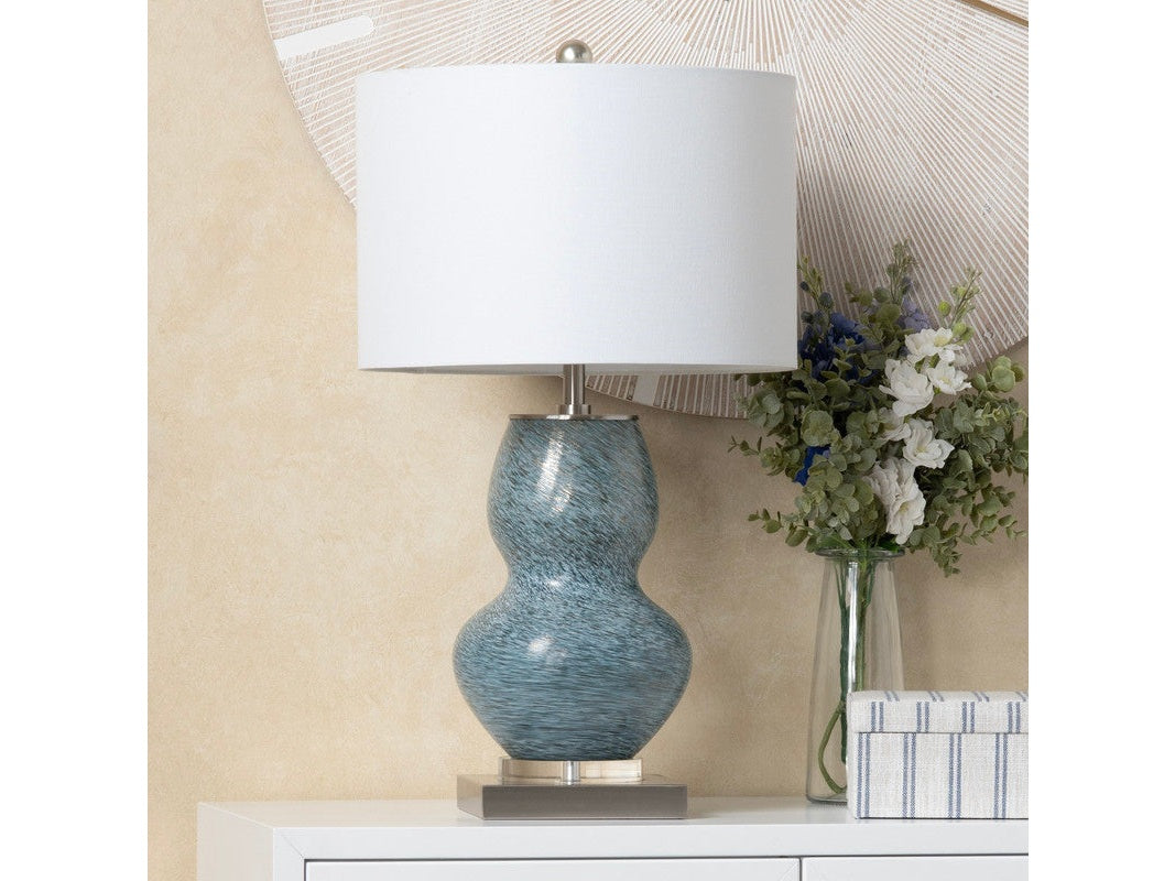 Sessums Blue Table Lamp - Ornate Home