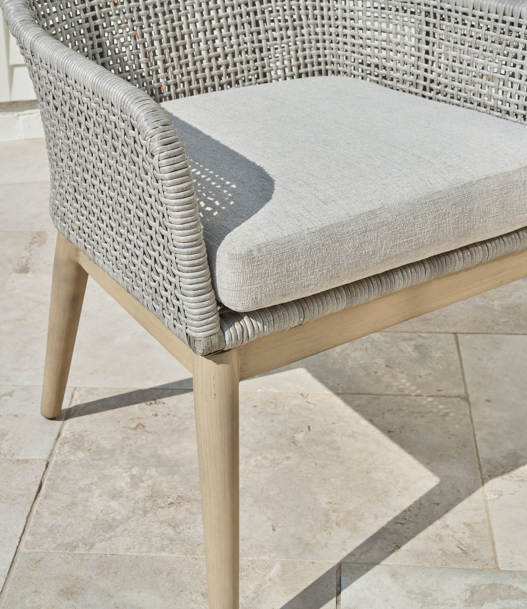 Seton Creek Gray Outdoor Dining Armchair (Set of 2) - Ornate Home