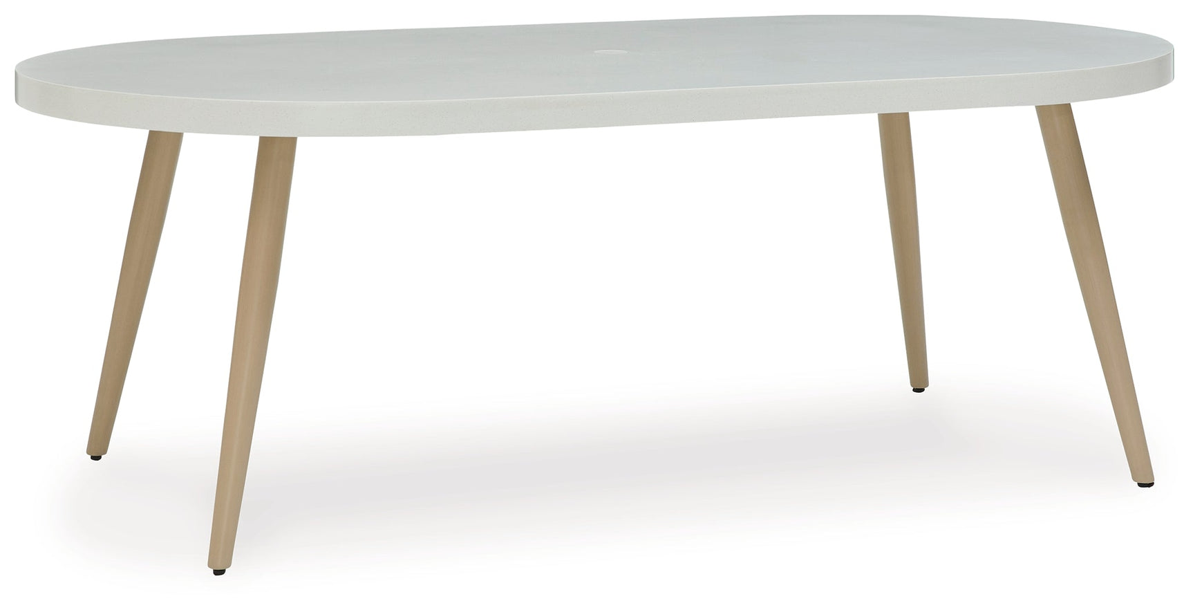Seton Creek Gray Outdoor Oval Dining Table - Ornate Home