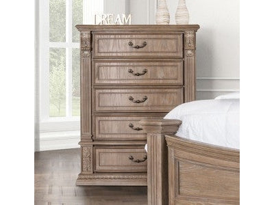 Sevenoaks Weathered Oak Chest - Ornate Home