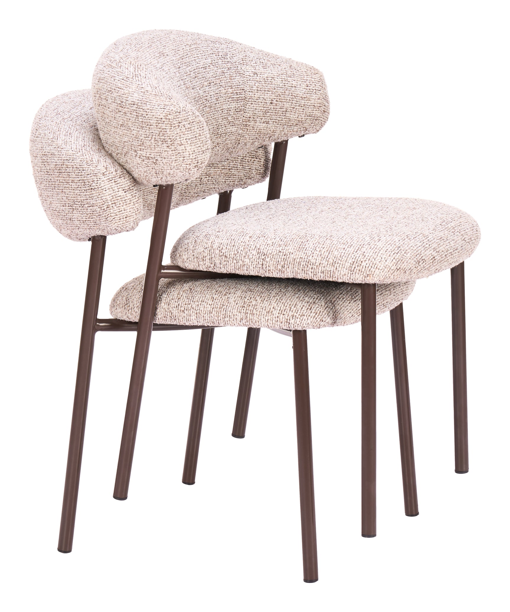 Seville Cloud Beige Dining Chair (Set of 2) - Ornate Home