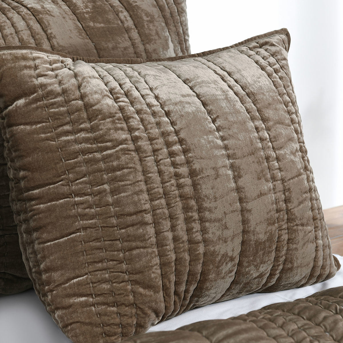 Seville Desert Taupe Quilt Collection - Ornate Home