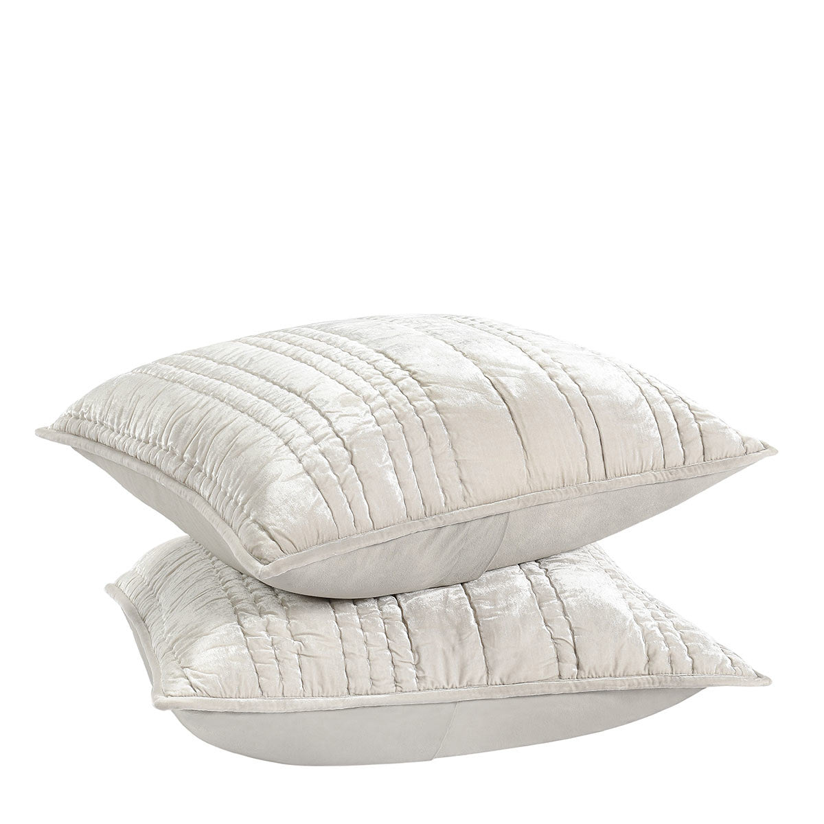 Seville Oyster Gray Quilt Collection - Ornate Home