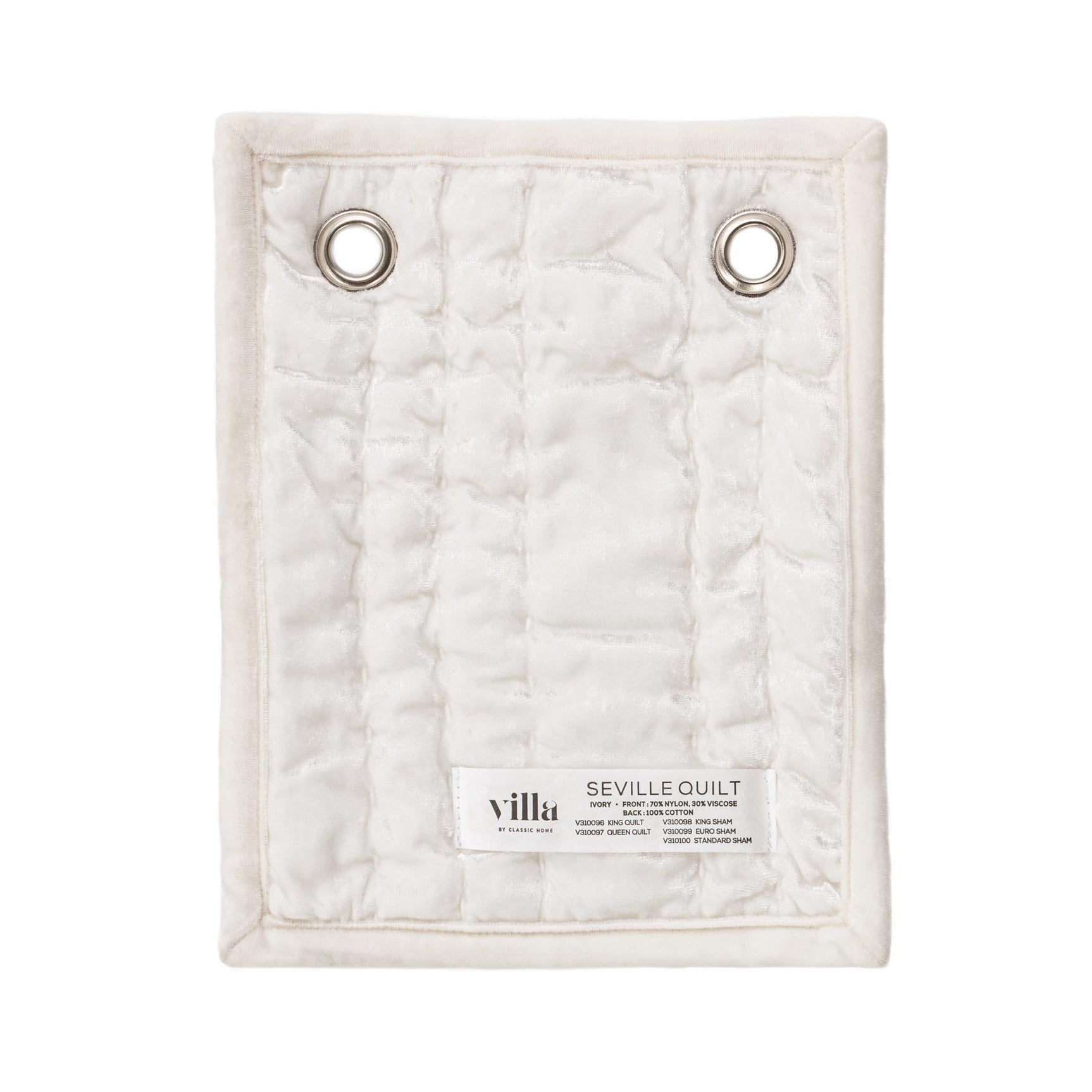 Seville Oyster Gray Quilt Collection - Ornate Home