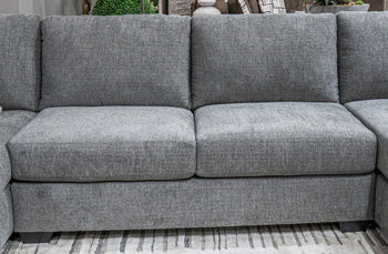 Seyler Lane Greystone 3-Piece Sectional with LAF Chaise - Ornate Home