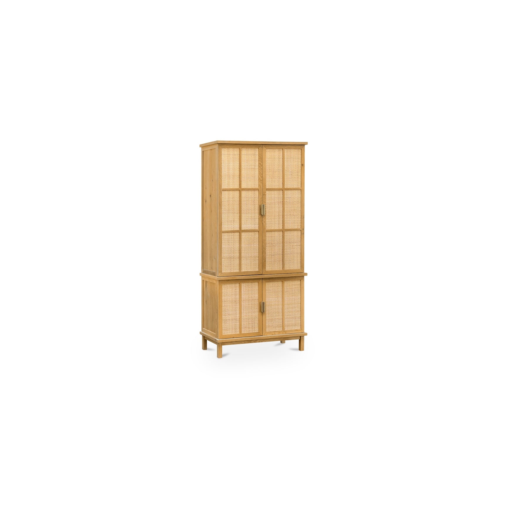 Seymour Natural Tall Cabinet - Ornate Home