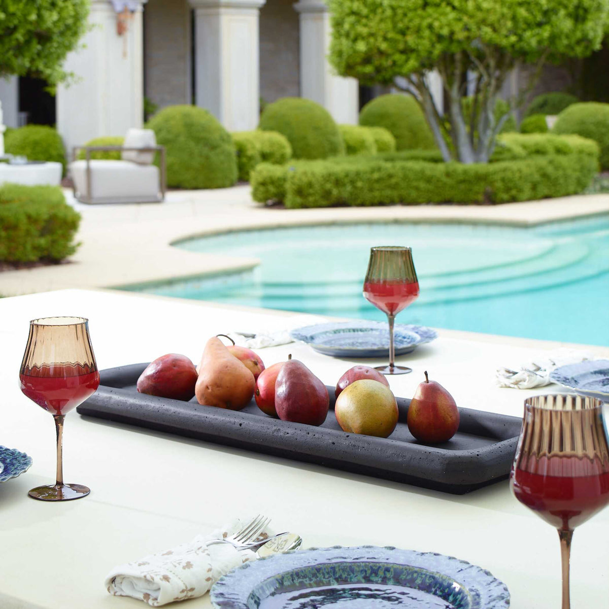 Shadowline Black Indoor-Outdoor Tray - Ornate Home