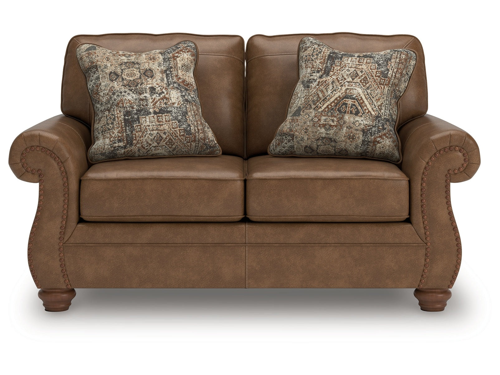 Shadsburne Earth Loveseat - Ornate Home