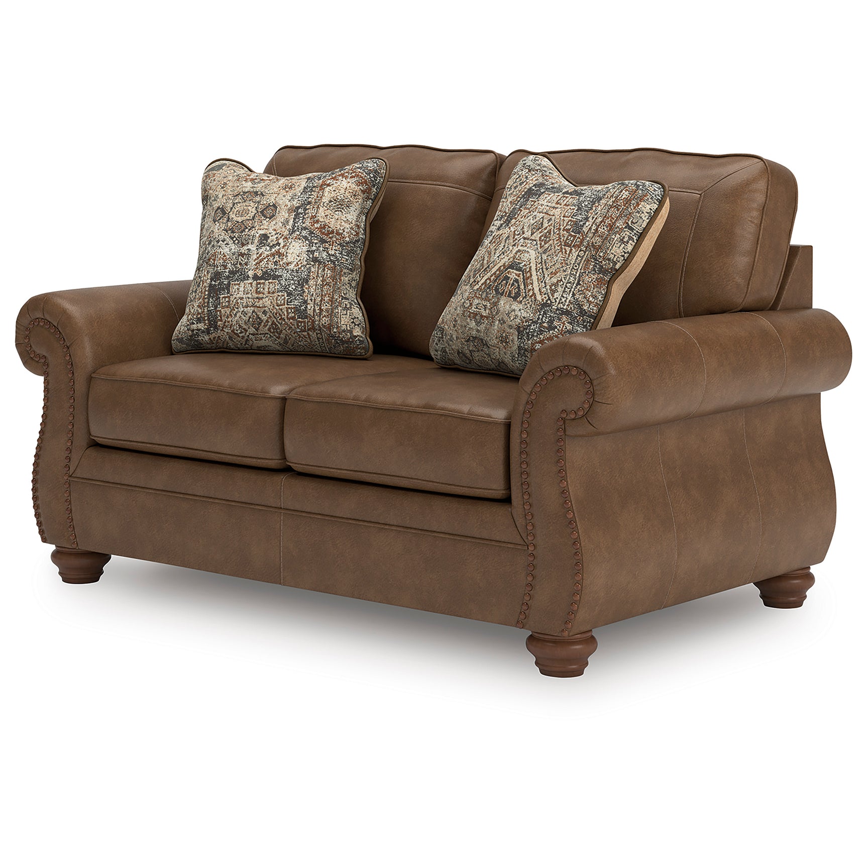 Shadsburne Earth Sofa and Loveseat - Ornate Home