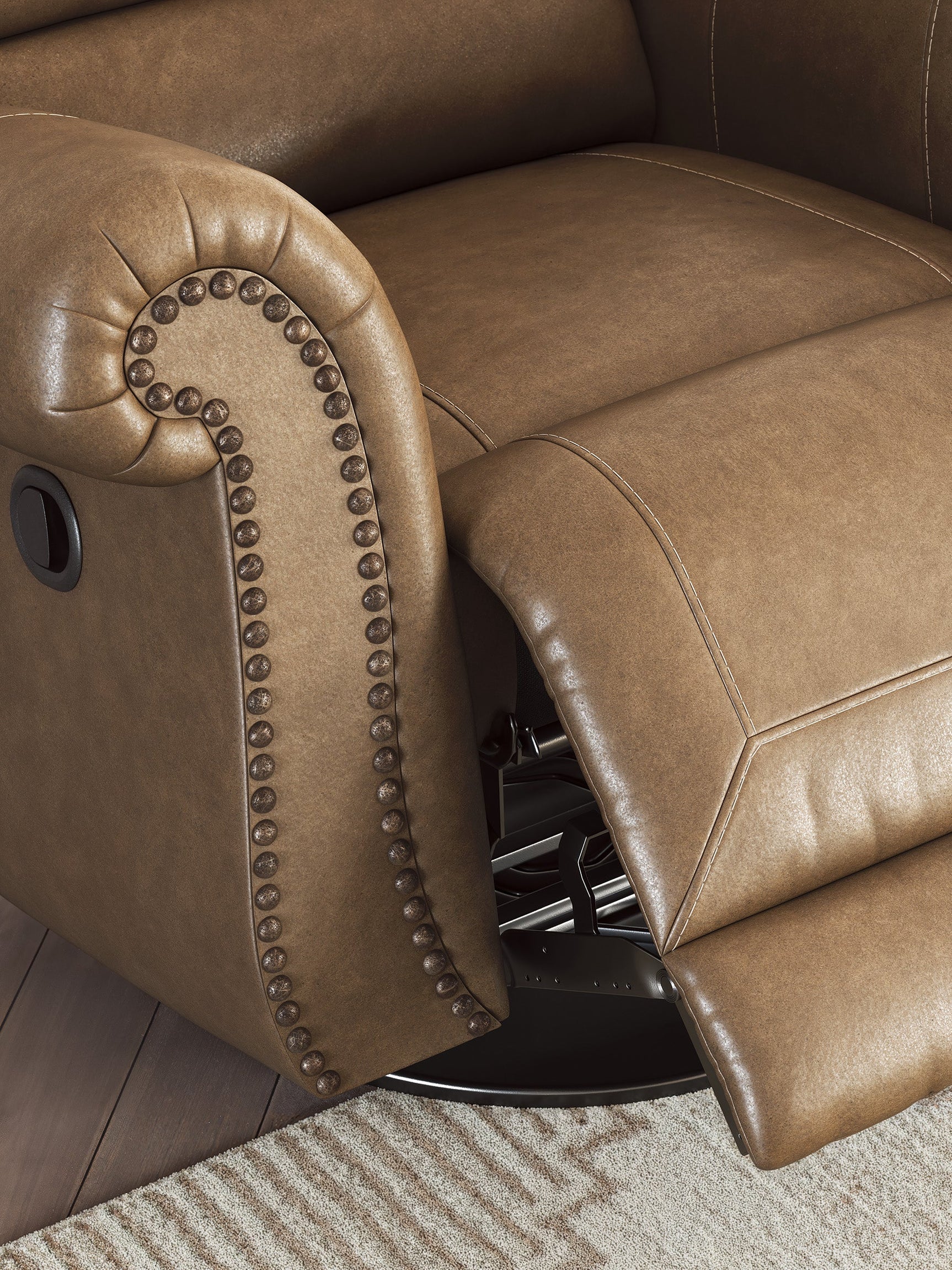 Shadsburne Earth Sofa and Recliner (Online Special Price) - Ornate Home