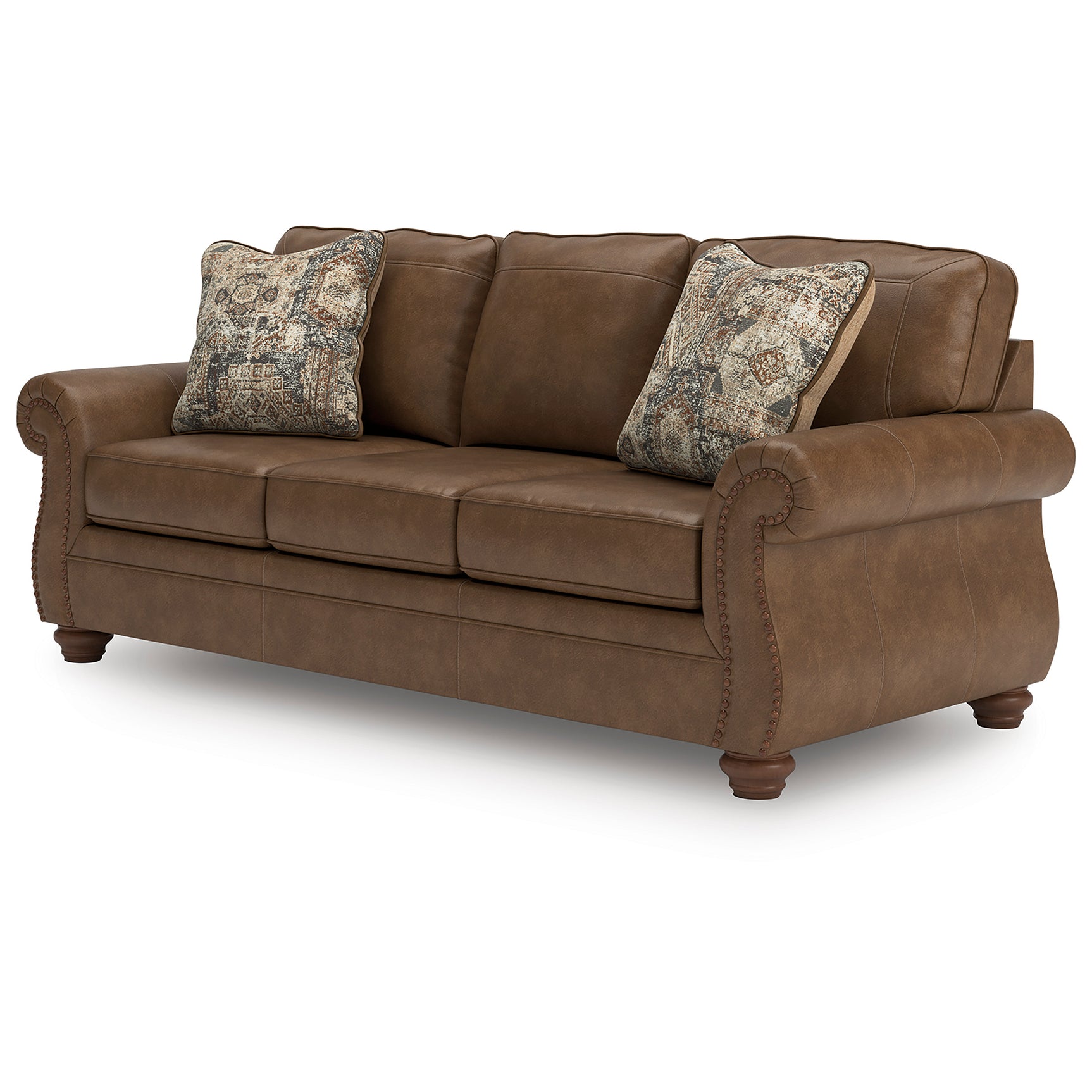 Shadsburne Earth Sofa and Recliner - Ornate Home