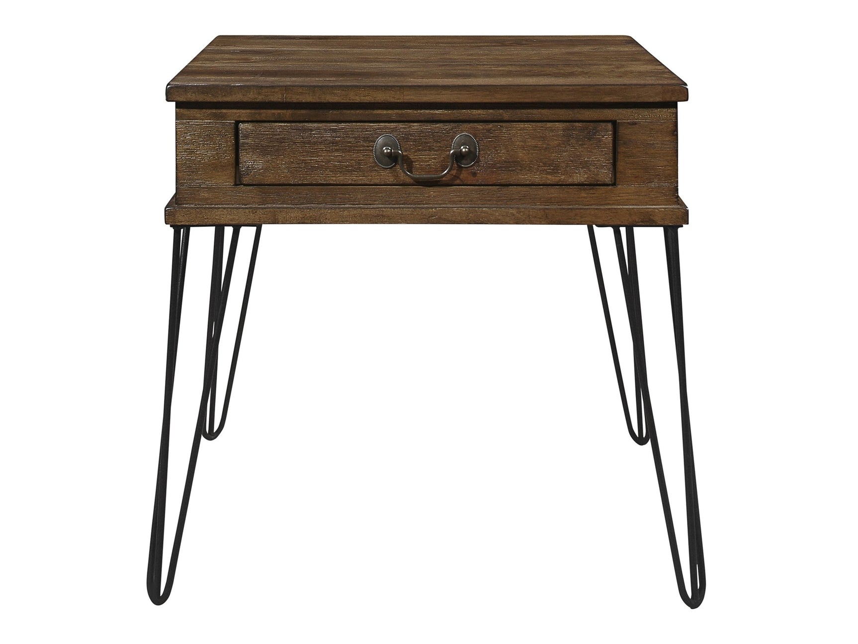 Shaffner Black/Brown End Table - Ornate Home