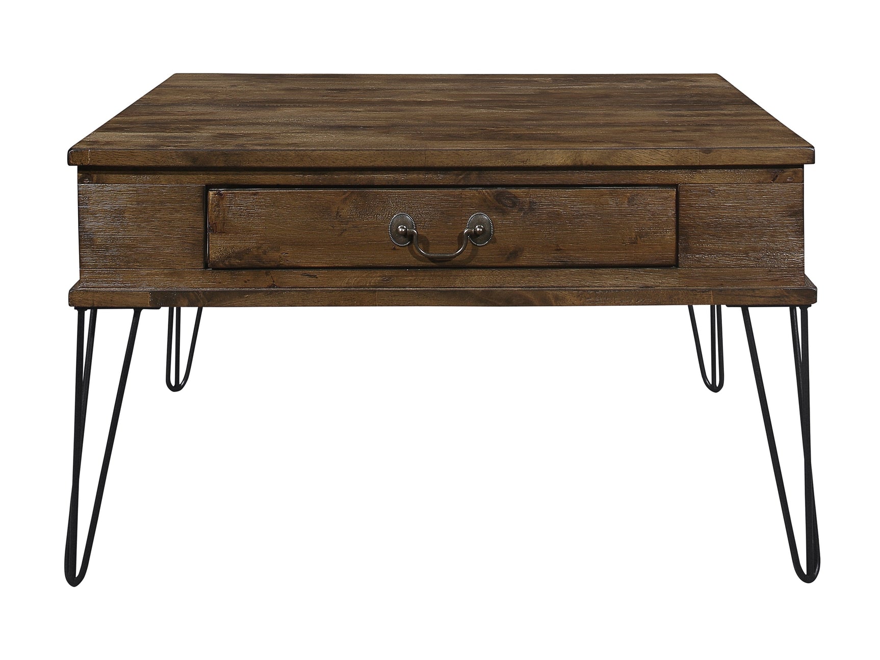 Shaffner Black/Brown Square Cocktail Table - Ornate Home