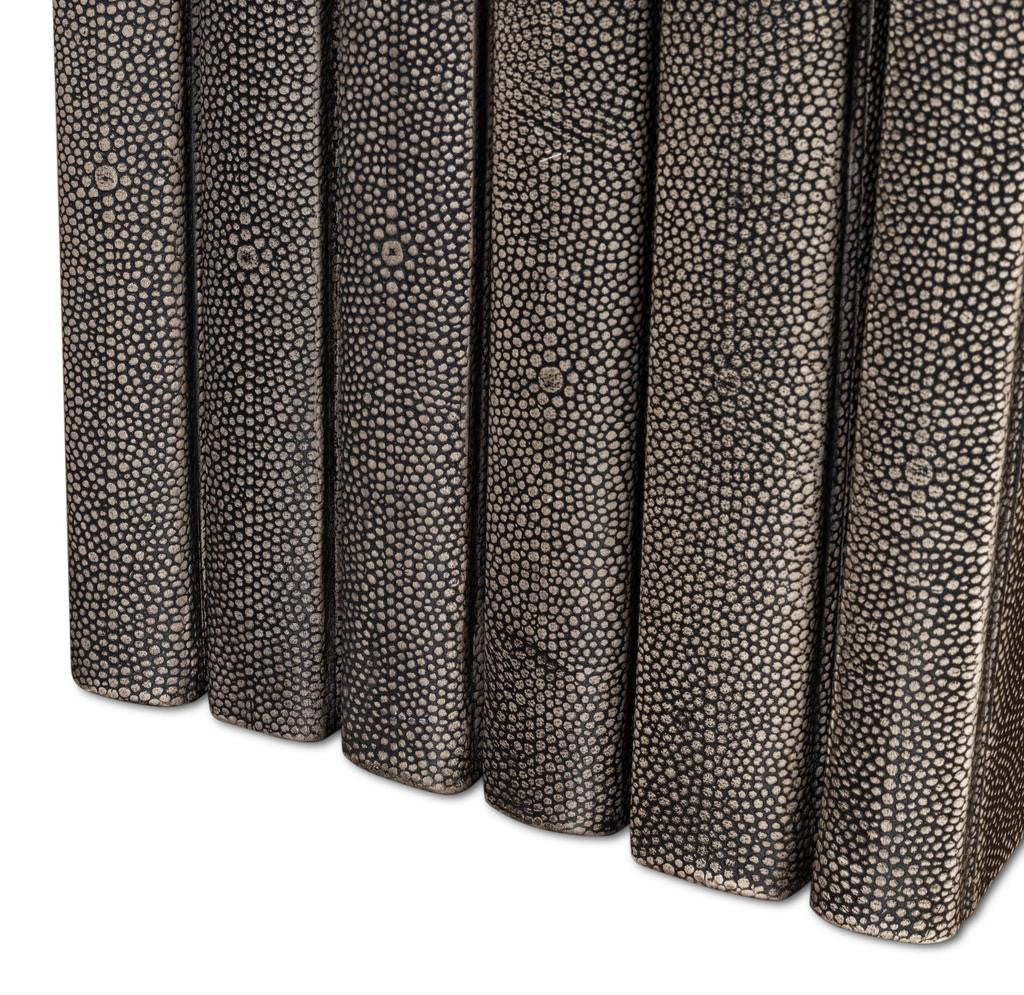 Shagreen Library Grey Books (Set of 12) - Ornate Home