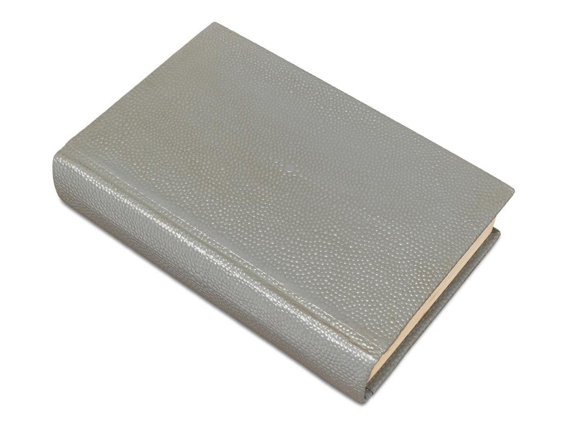 Shagreen Library Grey Books (Set of 12) - Ornate Home