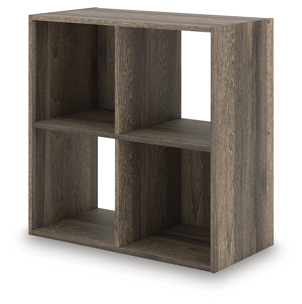 Shallifer Brown Four Cube Organizer (Online Special Price) - Ornate Home