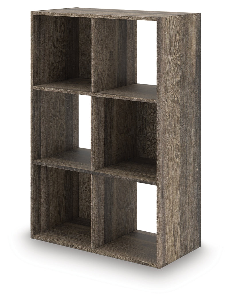 Shallifer Brown Six Cube Organizer (Online Special Price) - Ornate Home