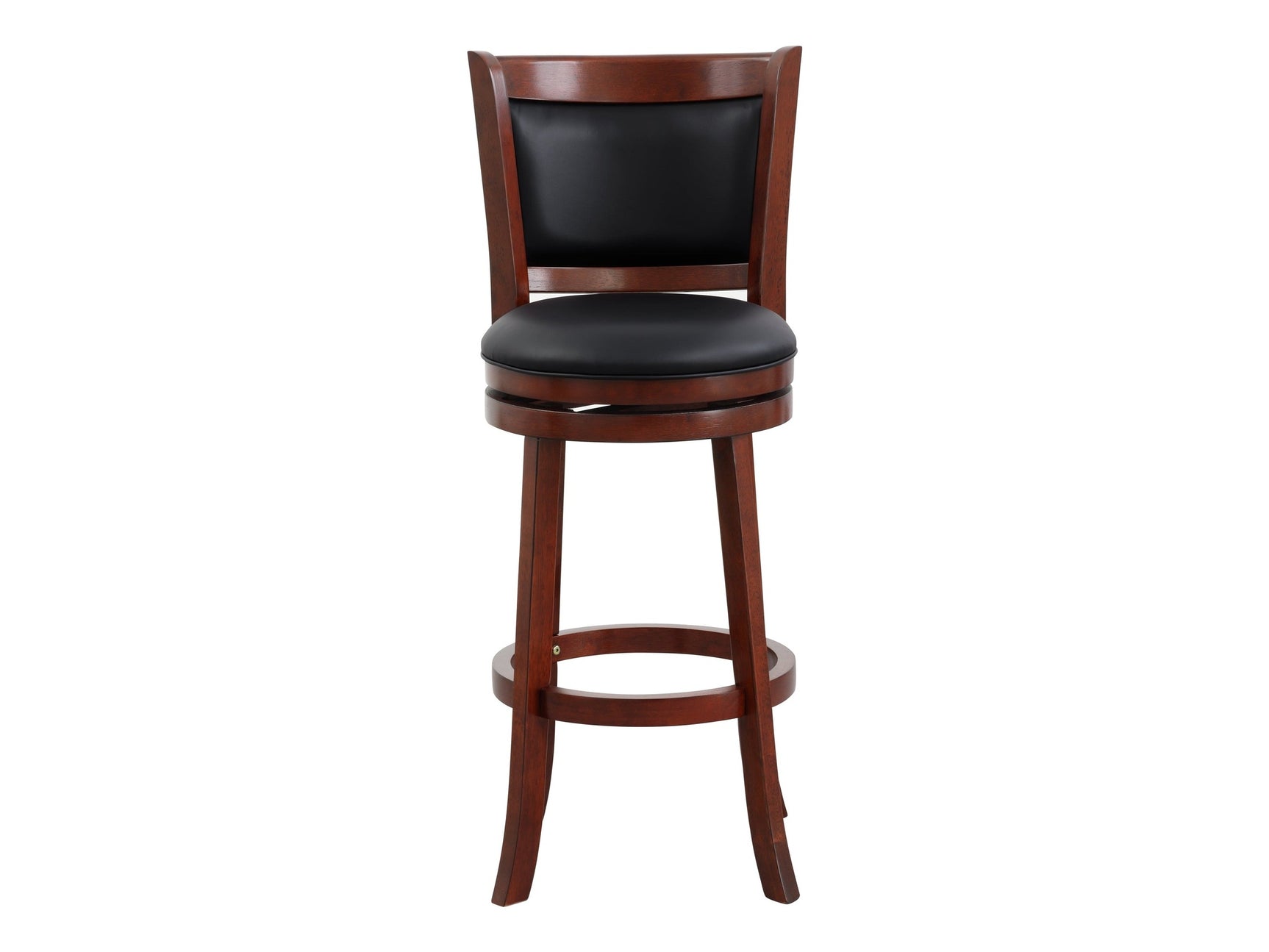 Shapel Dark Cherry Swivel Pub Height Chair (Set of 2) - Ornate Home