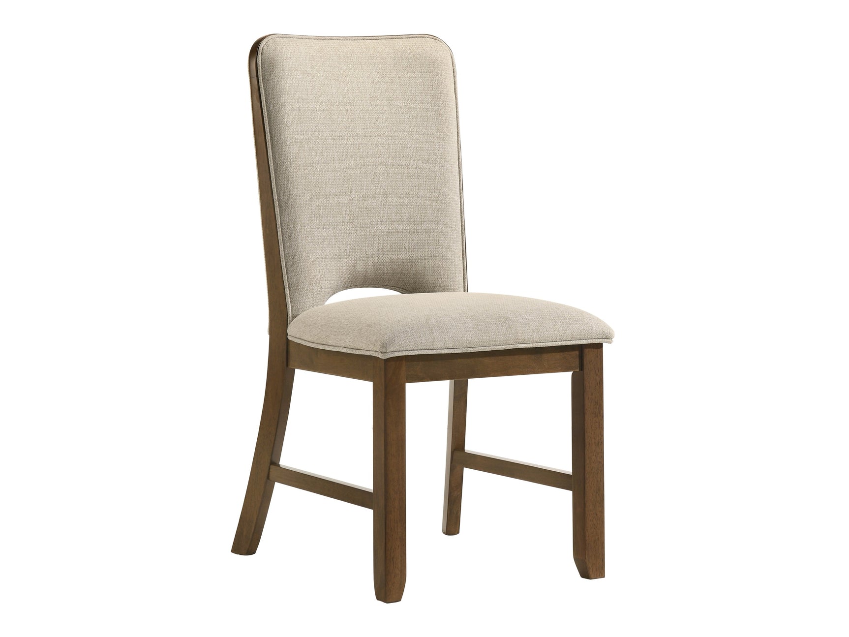 Shari Beige/Brown Side Chair (Set of 2) - Ornate Home