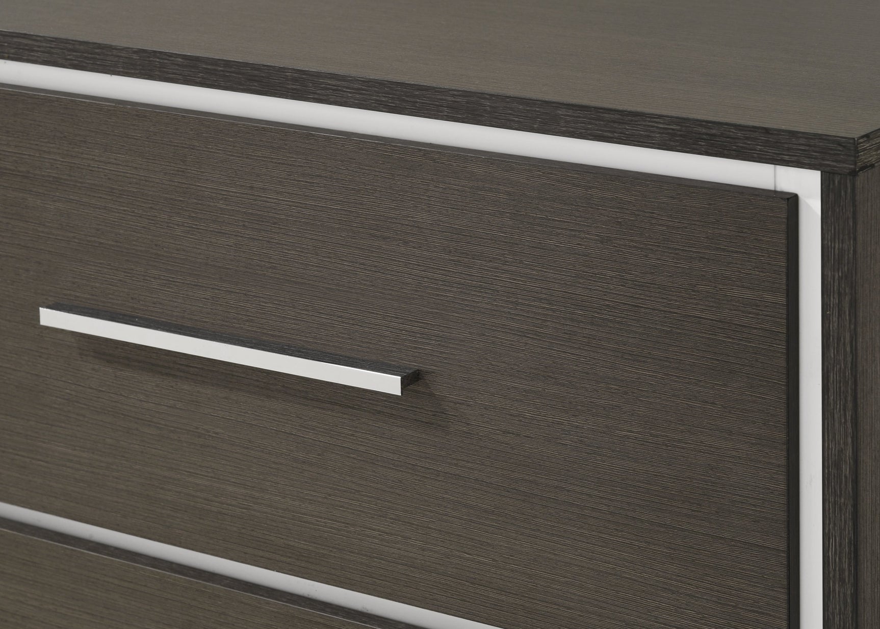 Sharpe Dark Grey Upholstered Panel Bedroom Set - Ornate Home