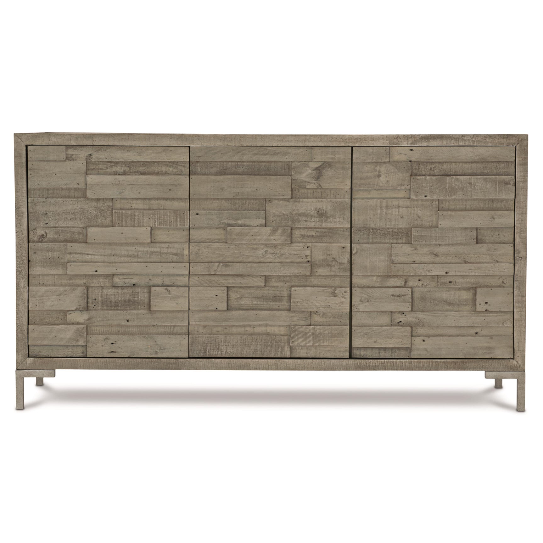 Shaw Glazed Silver/Morel Buffet - Ornate Home