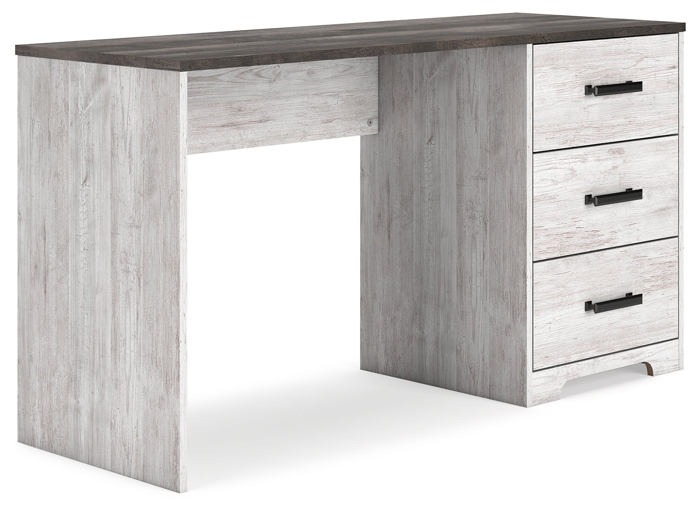 Shawburn White/Dark Charcoal Gray 54" Home Office Desk (Online Special Price) - Ornate Home
