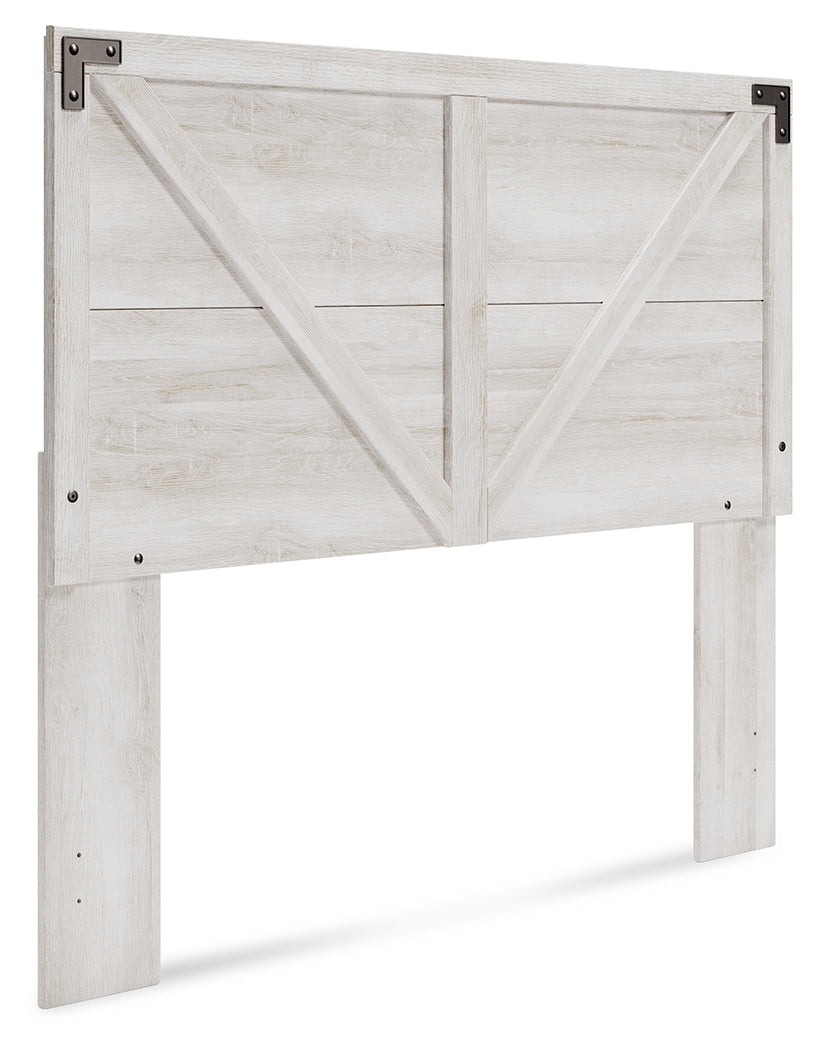 Shawburn Whitewash Queen Crossbuck Panel Headboard (Online Special Price) - Ornate Home