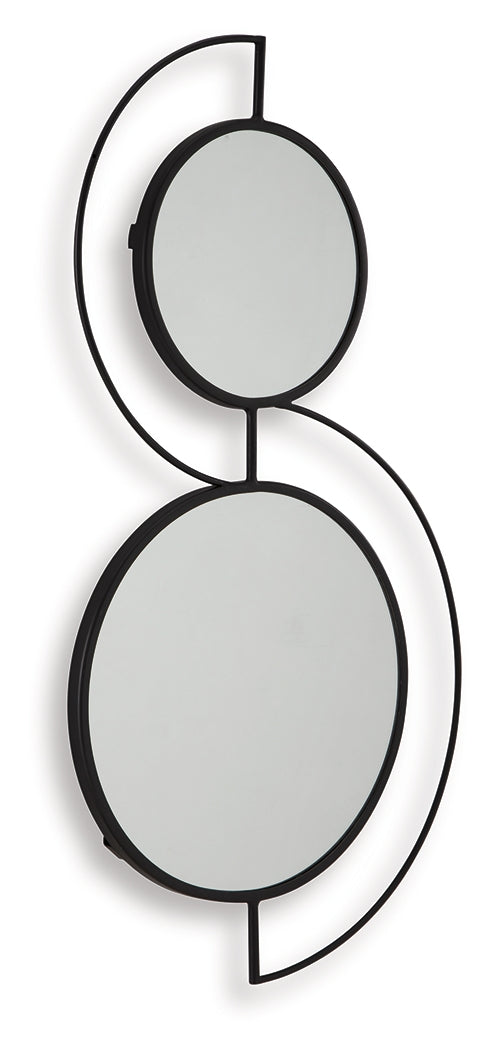Shayham Black Accent Mirror (Online Special Price) - Ornate Home