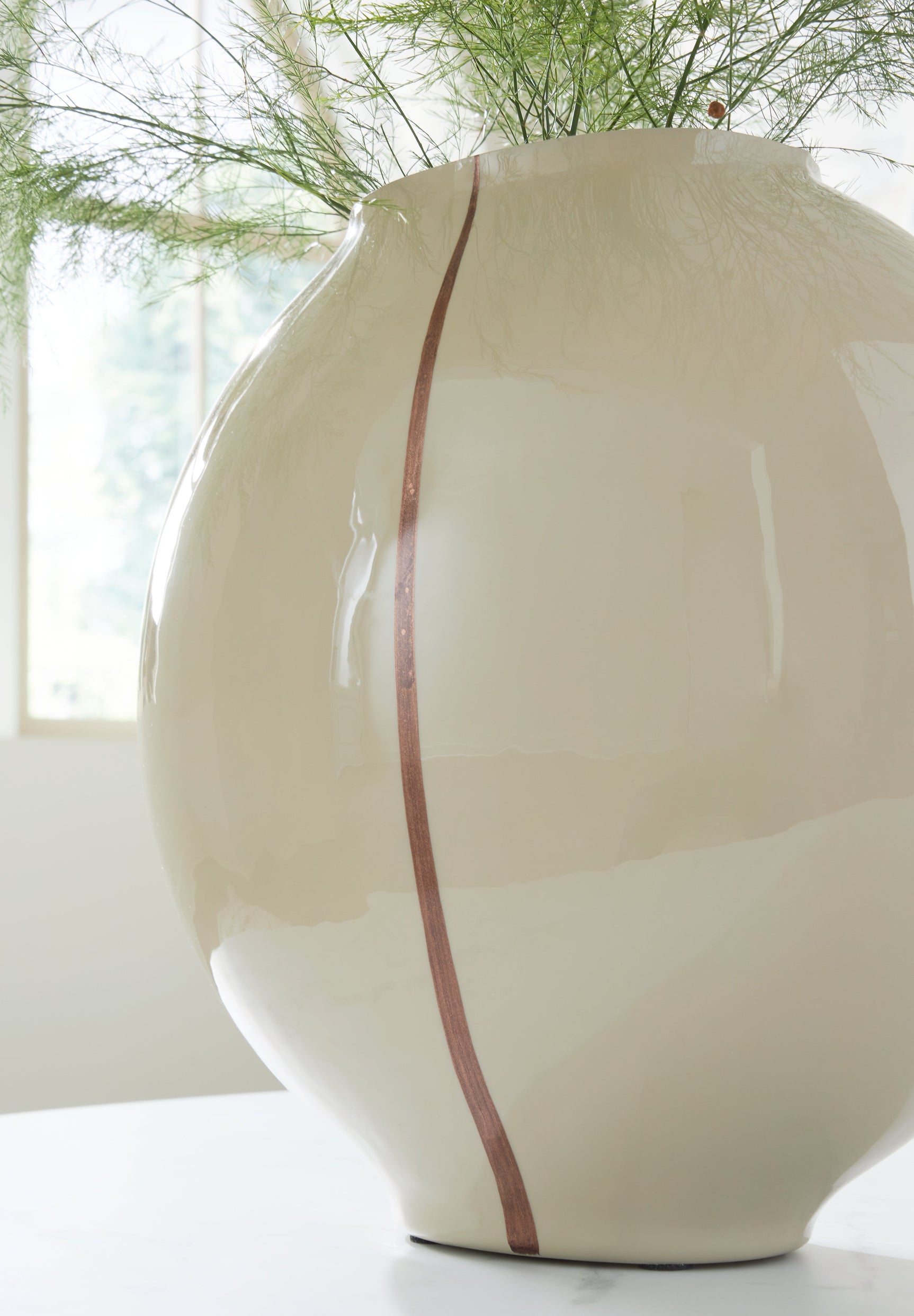 Sheabourne Cream Vase 12" (Online Special Price) - Ornate Home