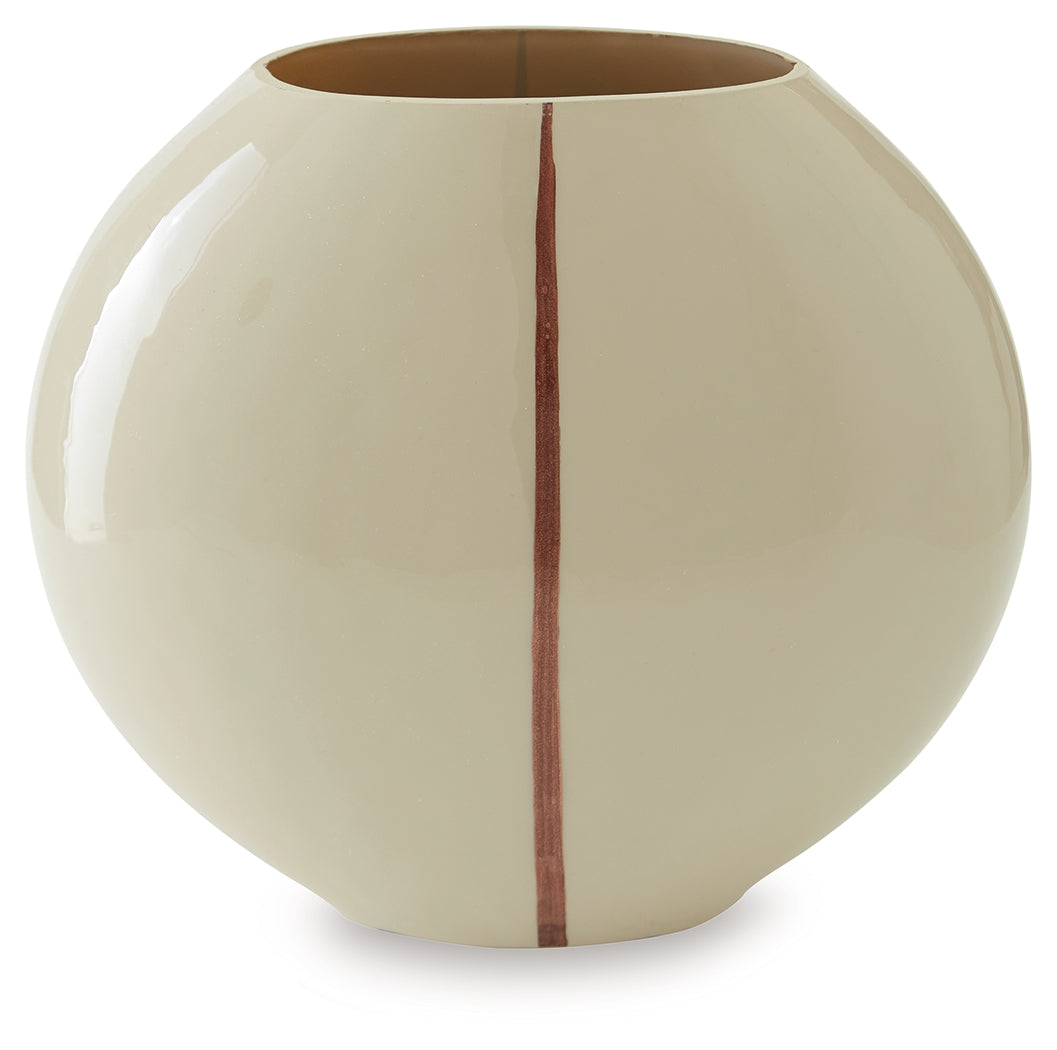 Sheabourne Cream Vase 9"(Online Special Price) - Ornate Home