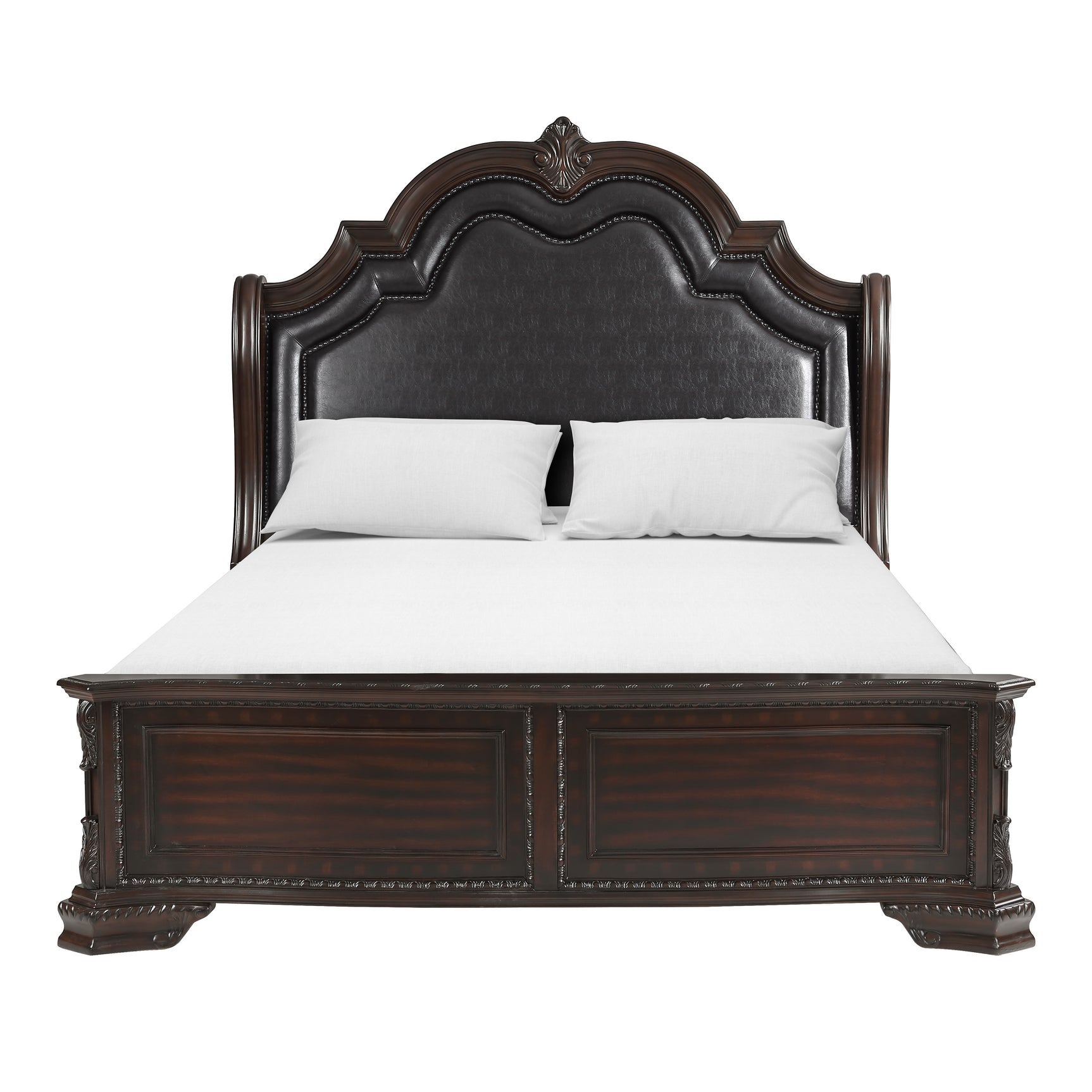 Sheffield Dark Cherry Panel Bedroom Set - Ornate Home