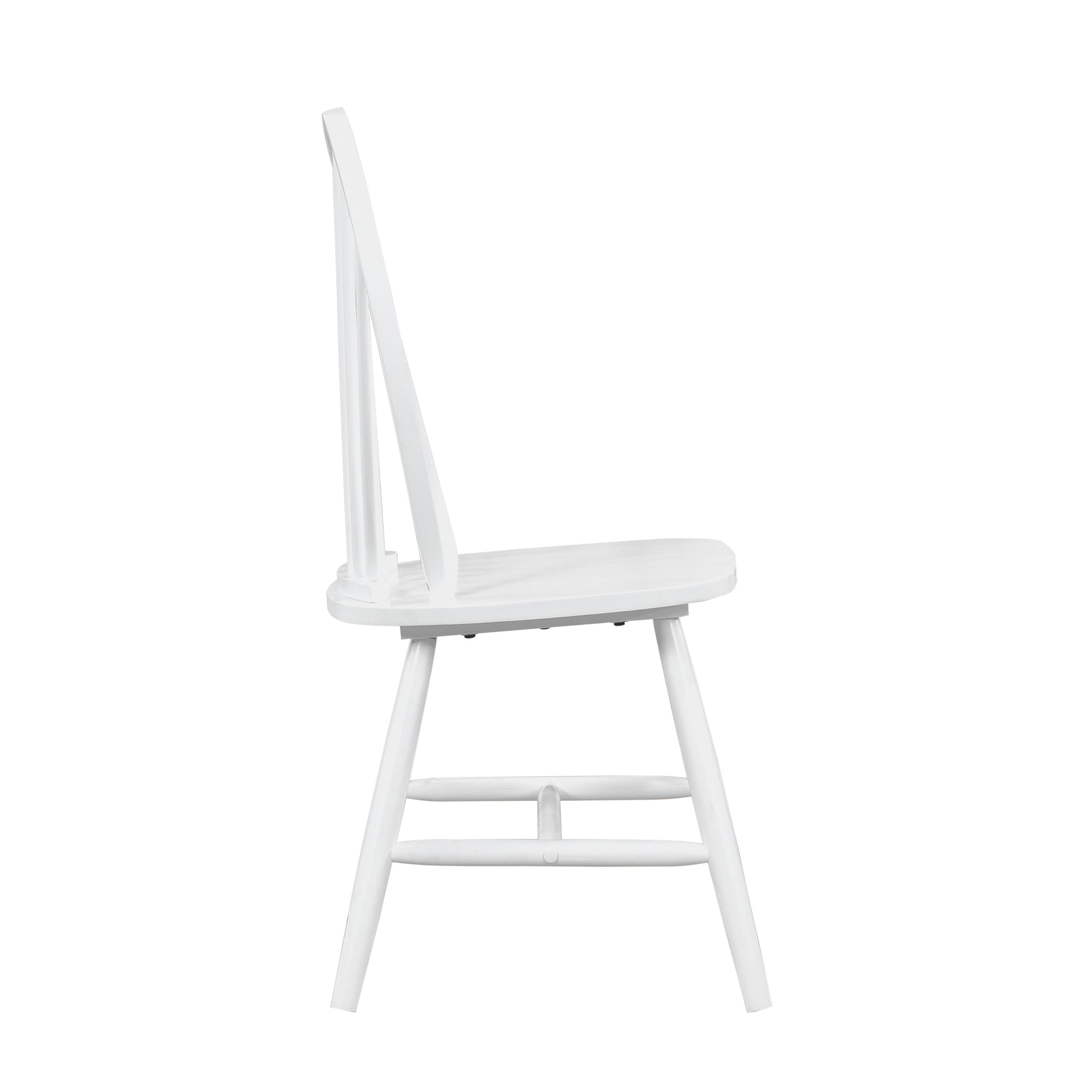 Shelby White Side Chair (Set of 2) - Ornate Home